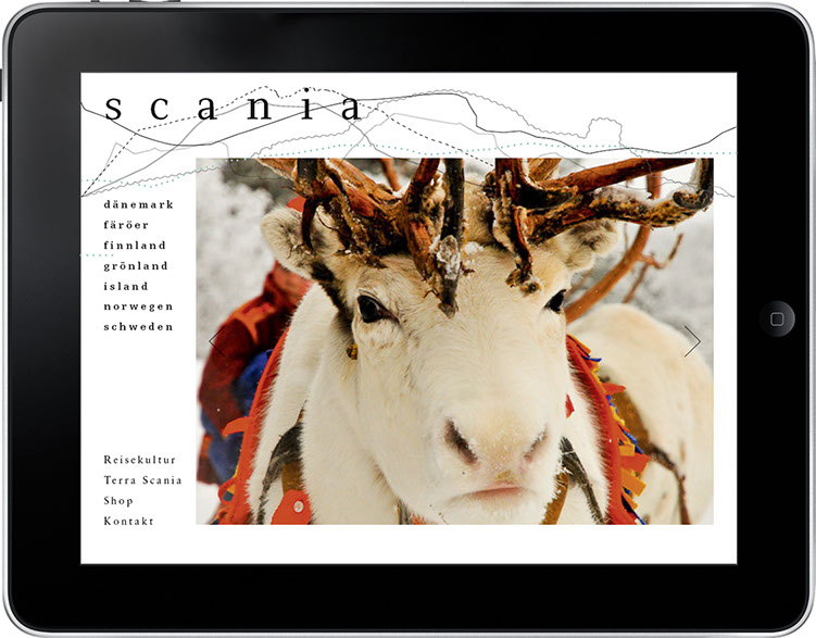 Entwicklung der digitalen Medien (Responsive Design) für terra scania